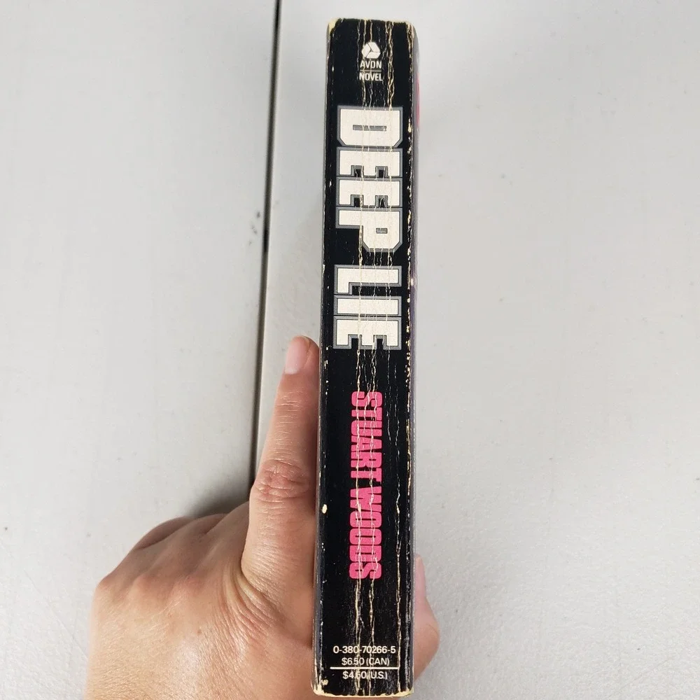 Deep Lie by Stuart Woods 1987 Mass Market Paperback Espionage Thriller Cold War